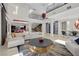 Expansive open-concept living room with soaring ceilings and modern finishes at 43 Grey Feather Dr, Las Vegas, NV 89135
