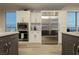 Modern kitchen with white cabinets and stainless steel appliances at 4575 Dean Martin Dr # 2400, Las Vegas, NV 89103
