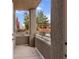 Exterior shot of a home's patio with railing and view at 4730 E Craig Rd # 1172, Las Vegas, NV 89115