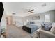 An open loft space with plush carpeting, comfortable seating, and a relaxing atmosphere at 7856 Pyramid Peak St, Las Vegas, NV 89166