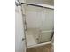Clean bathroom shower with sliding glass door and a handheld shower fixture at 2341 Celestial Moon St, Henderson, NV 89044