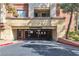 A condo garage with gate and a 7-foot clearance, creating secure parking at 260 E Flamingo Rd # 113, Las Vegas, NV 89169