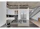 Contemporary kitchen with stainless steel appliances and a wine cooler at 360 E Desert Inn Rd # 604, Las Vegas, NV 89109