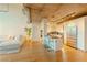Modern kitchen with stainless steel appliances and island seating at 360 E Desert Inn Rd # 604, Las Vegas, NV 89109