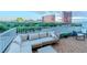 Outdoor terrace with stylish seating, and unobstructed views of the Las Vegas cityscape at 360 E Desert Inn Rd # 604, Las Vegas, NV 89109