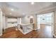 Upstairs hallway with built-in storage and bedroom access at 4045 Abernethy Forest Pl, Las Vegas, NV 89141