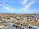 Panoramic aerial view showcasing community homes and surrounding areas at 4368 Vornsand Dr, Las Vegas, NV 89115