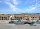 Apartment complex features covered balconies and desert landscaping, with mountain views in the distance at 4368 Vornsand Dr, Las Vegas, NV 89115