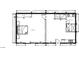 Layout featuring a bedroom, closet, bathroom, laundry area, and kitchen at 616 Lacy Ln, Las Vegas, NV 89107