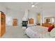 Large main bedroom with a fireplace and plenty of space for relaxation and comfort at 6710 Pyracantha Glen Ct, Las Vegas, NV 89131