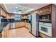 Well-appointed kitchen featuring stainless steel appliances and granite countertops at 798 Shirley Ln, Boulder City, NV 89005