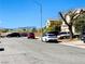 Picturesque street view showcases the neighborhood with mountain views at 8209 Violet Meadow Ct, Las Vegas, NV 89117