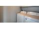 Dedicated laundry area with a white washer and dryer at 1073 Slate Crossing Ln # 1, Henderson, NV 89002