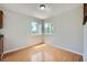 Cozy breakfast nook with hardwood floors, corner windows offering lots of natural light, and neutral paint at 1810 N Decatur Blvd # 201, Las Vegas, NV 89108