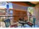Relaxing balcony seating with privacy screen, perfect for enjoying the outdoors at 2750 S Durango Dr # 2012, Las Vegas, NV 89117