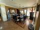 Dining room with a chandelier, statue, and neutral-toned walls at 3341 Camino Gardens Way, Las Vegas, NV 89146