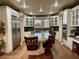 Large kitchen island and custom cabinets add to the elegance of this beautiful kitchen at 3341 Camino Gardens Way, Las Vegas, NV 89146