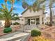 Well-maintained clubhouse with covered entry and beautiful landscaping at 3425 E Russell Rd # 114, Las Vegas, NV 89120