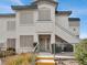 A view of the exterior building with a well-kept exterior, stairs and landscaping at 3425 E Russell Rd # 114, Las Vegas, NV 89120