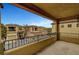 A private balcony overlooking a residential neighborhood with well-maintained homes at 7873 Marbledoe St, Las Vegas, NV 89149