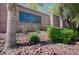 Inviting community entrance with attractive landscaping and prominent signage at the gated community at 7873 Marbledoe St, Las Vegas, NV 89149