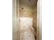 Tiled standing shower with built in bench and showerhead at 861 Majestic Ridge Ct, Henderson, NV 89052
