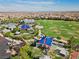 This spacious community park has lots of shaded picnic and playground areas at 8705 Fordster St, Las Vegas, NV 89166