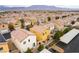 A residential community is viewed from above with mountain views at 9527 Havasu Canyon Ave, Las Vegas, NV 89166