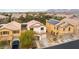 An aerial view highlights the home's curb appeal and low-maintenance landscaping at 9527 Havasu Canyon Ave, Las Vegas, NV 89166
