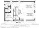 Detailed floor plan showcasing the layout of the main level with dimensions and room labels at 10190 Natural Anchor St, Las Vegas, NV 89166