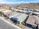 An aerial view shows the property's location in a charming community with lake views at 116 Juliette Pointe Ln, Henderson, NV 89011