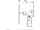 Floorplan depicts the relationship between the kitchen, living room, bedrooms, and garages at 12240 Old Muirfield St, Las Vegas, NV 89141