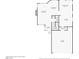 First floor plan of the home showing the layout of the living spaces at 1904 Monte Alban Dr, North Las Vegas, NV 89031