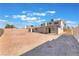 Large backyard with a block wall at 212 Huntly Rd, Las Vegas, NV 89145