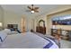 Relaxing bedroom featuring a TV and carpeted floors at 2756 Strathblane Ave, Henderson, NV 89044