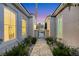 Charming stone walkway leading to a private courtyard at 2785 Soft Horizon Way, Las Vegas, NV 89135