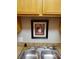 Stainless steel sink and faucet, with a lovely framed print above at 3318 N Decatur Blvd # 1020, Las Vegas, NV 89130