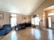 Open living area with ample natural light, wood floors, and neutral decor at 5255 Autumn Sky Rd, Las Vegas, NV 89118