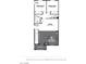 Floorplan showing the layout of the second floor, including the living area, kitchen, bedrooms, and balcony at 5725 Crenellated St # Lot 69, Las Vegas, NV 89148