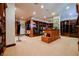 Spacious walk-in closet with custom wood shelving, drawers, and ample storage at 8280 Via Olivero Ave, Las Vegas, NV 89117