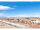 Beautiful panoramic view of the residential neighborhood and distant mountains at 10415 Scarpa St, Las Vegas, NV 89178