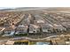 An aerial view of a neighborhood and desert landscaping at 12160 Harris Summit Ave, Las Vegas, NV 89138