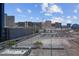 Panoramic city view featuring high rise buildings, parking structure and clear sky with fluffy clouds at 125 E Harmon Ave # 809, Las Vegas, NV 89109