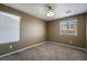 Bedroom featuring neutral carpet, natural light, neutral walls and base trim at 12816 Alcores St, Las Vegas, NV 89141