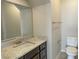 Bathroom features a granite counter, and toilet at 1331 Ebbetts Pass, Las Vegas, NV 89110