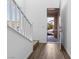 Welcoming entryway featuring hardwood floors, a staircase, and natural light at 2740 Aldine Ct, Las Vegas, NV 89142