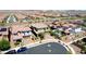 A panoramic aerial view of the property, showcasing its neighborhood and surroundings at 306 Dedication Ave, Henderson, NV 89011