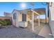 Backyard shed with covered parking with extra space for parking and storage at 341 Dylan Pl, Pahrump, NV 89048