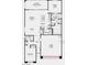 Detailed floor plan showing the layout of the two-bedroom home at 4280 E Brusca Way, Pahrump, NV 89061