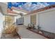 Welcoming home entrance with double doors, neutral walls, and manicured landscaping at 519 Cayuga Ct, Boulder City, NV 89005